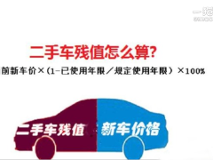 二手車(chē)殘值怎么計(jì)算？教你4步估算舊車(chē)殘值